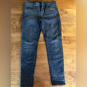 American Eagle Grey/Black Hi Rise Jegging